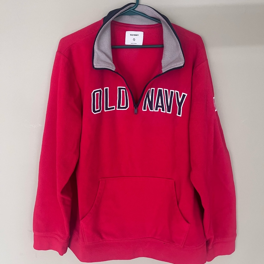 Old navel half zip fleece